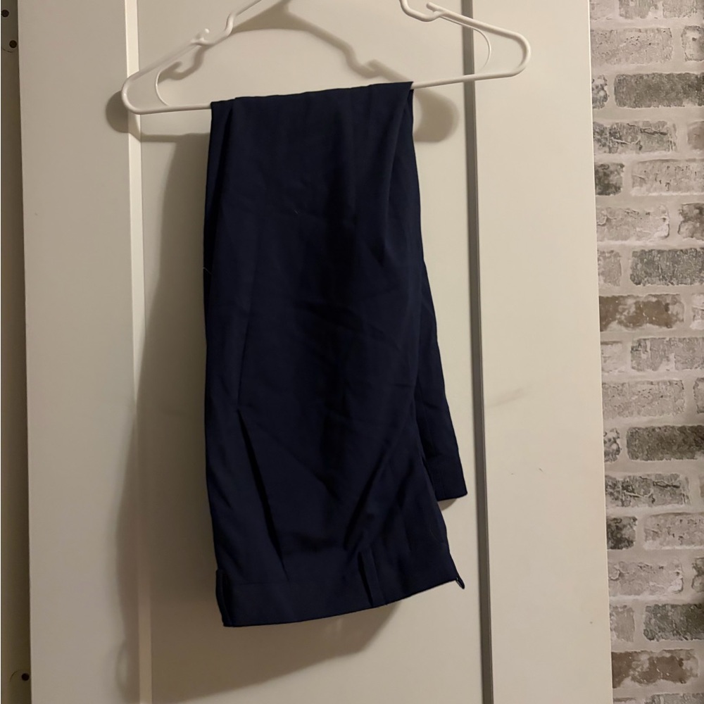 Express Navy Stretch Slim Trousers